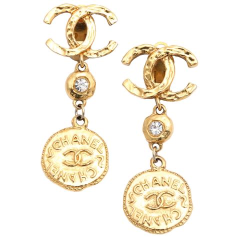 chanel coin earring|chanel earrings buy online.